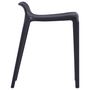 Voir la diapositive 5 : VIDAXL Tabourets empilables lot de 4 noir plastique