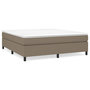 Voir la diapositive 2 : VIDAXL Cadre de lit sans matelas taupe 160x200 cm tissu