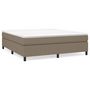 Voir la diapositive 2 : VIDAXL Cadre de lit sans matelas taupe 160x200 cm tissu
