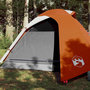 Voir la diapositive 1 : VIDAXL Tente de camping a dome 3 personnes orange impermeable