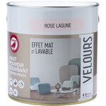AUCHAN Peinture velour déporose lagune 2L