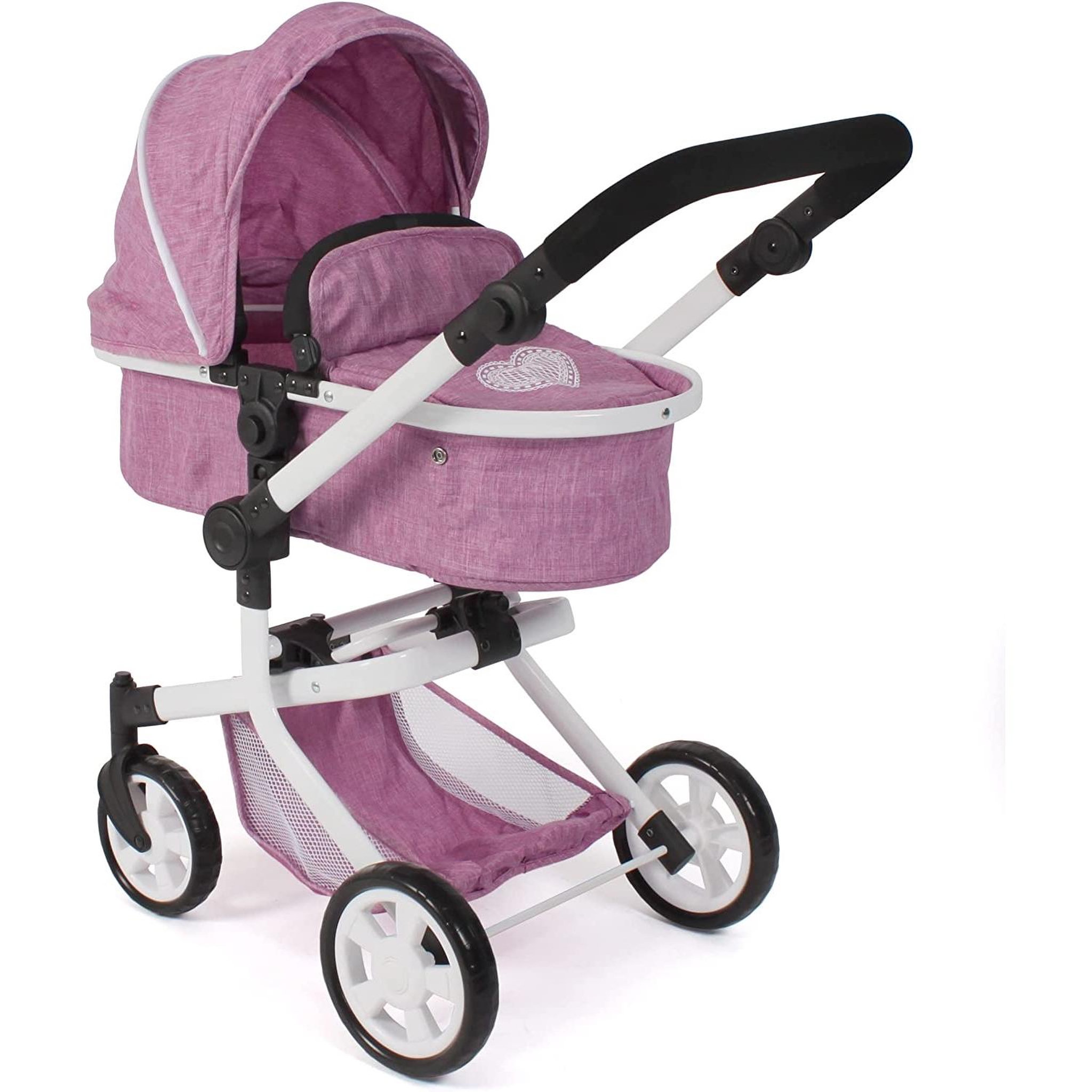 BAYER CHIC 2000 Poussette combinée 2 en 1 Mika Jean rose
