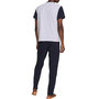 Voir la diapositive 2 : Lacoste Pyjama Marine/Gris Homme Lacoste 4H9925