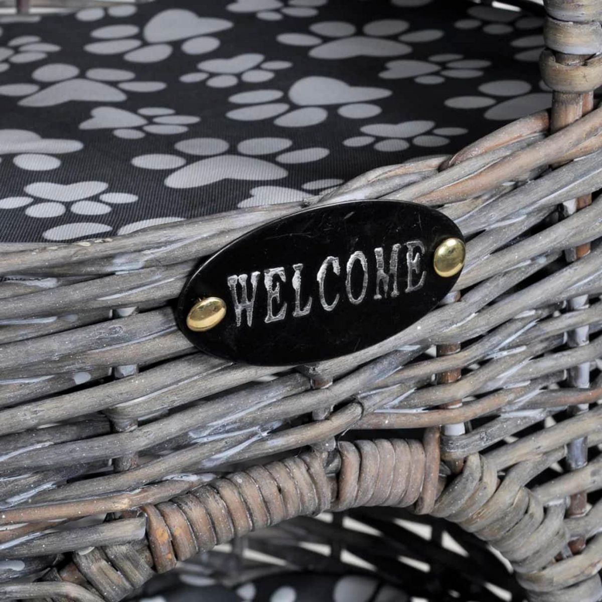 VIDAXL Arbre/maison 2 niveaux a chat avec coussin Saule