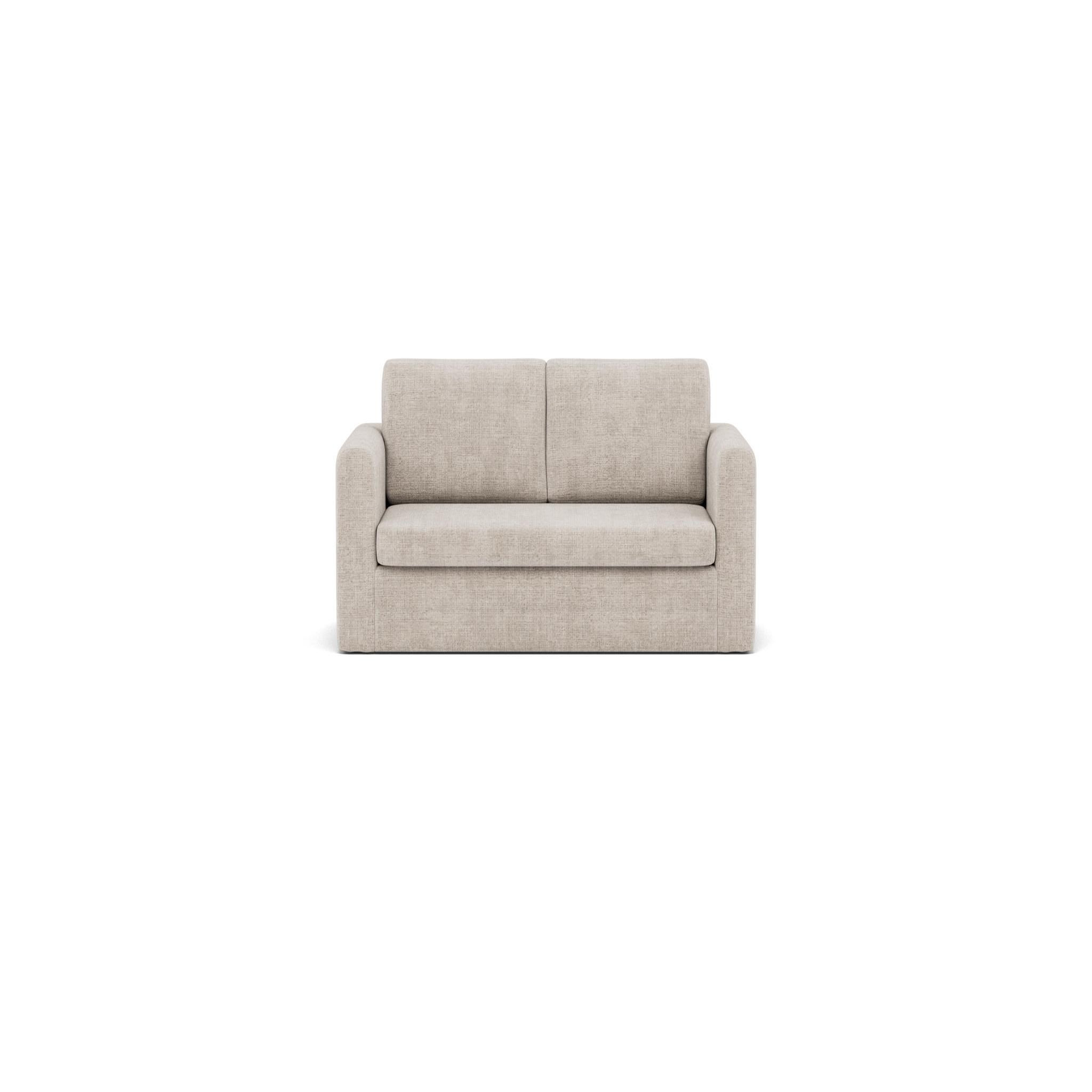 Voir la diapositive 1 : BEST MOBILIER Marilia - canapé 2 places convertible déplimousse en velours texturé