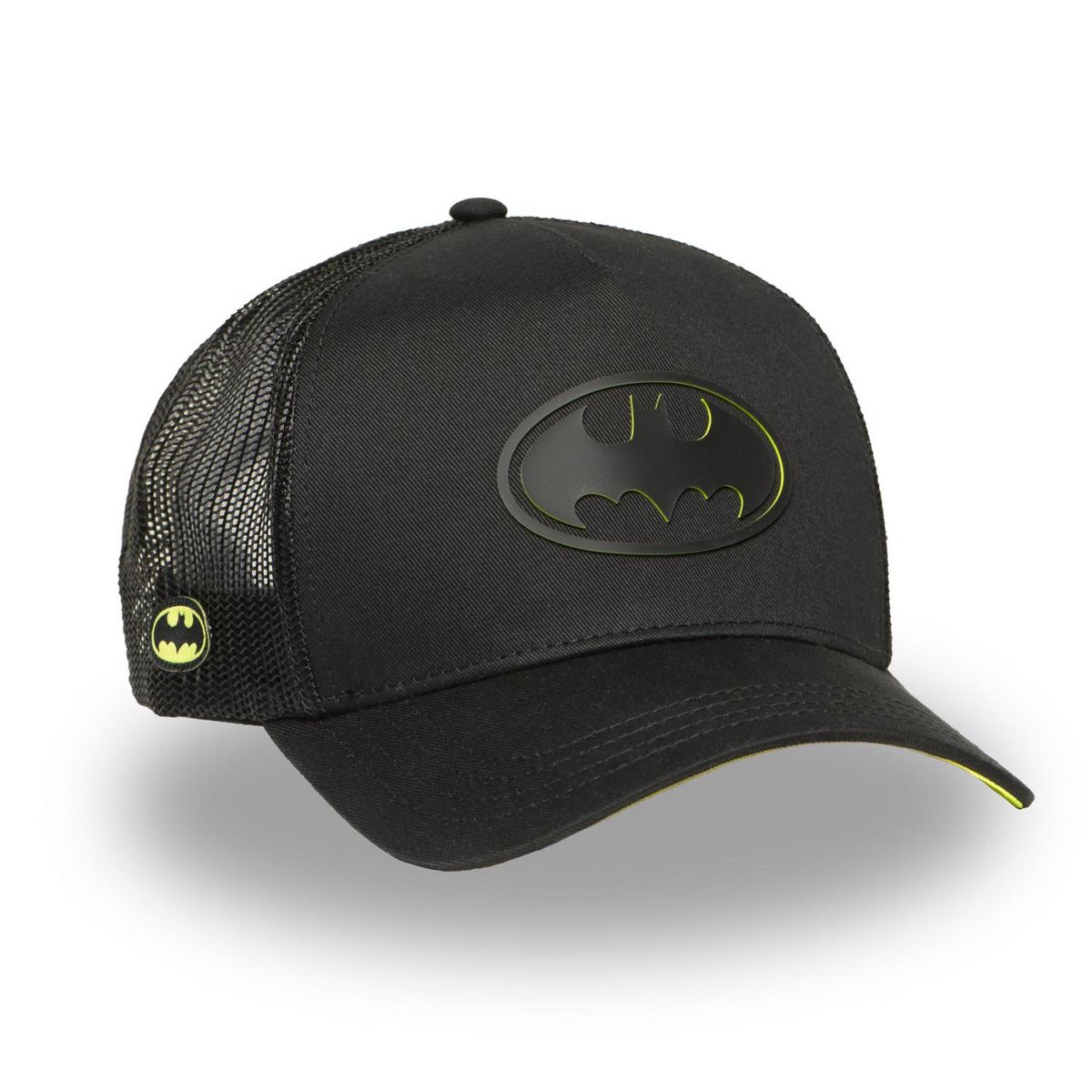 CAPSLAB Casquette trucker avec filet en sergé de coton DC Comics Logo