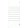 Voir la diapositive 5 : VIDAXL Enclos de bain 120x140 cm Verre trempe Rayures