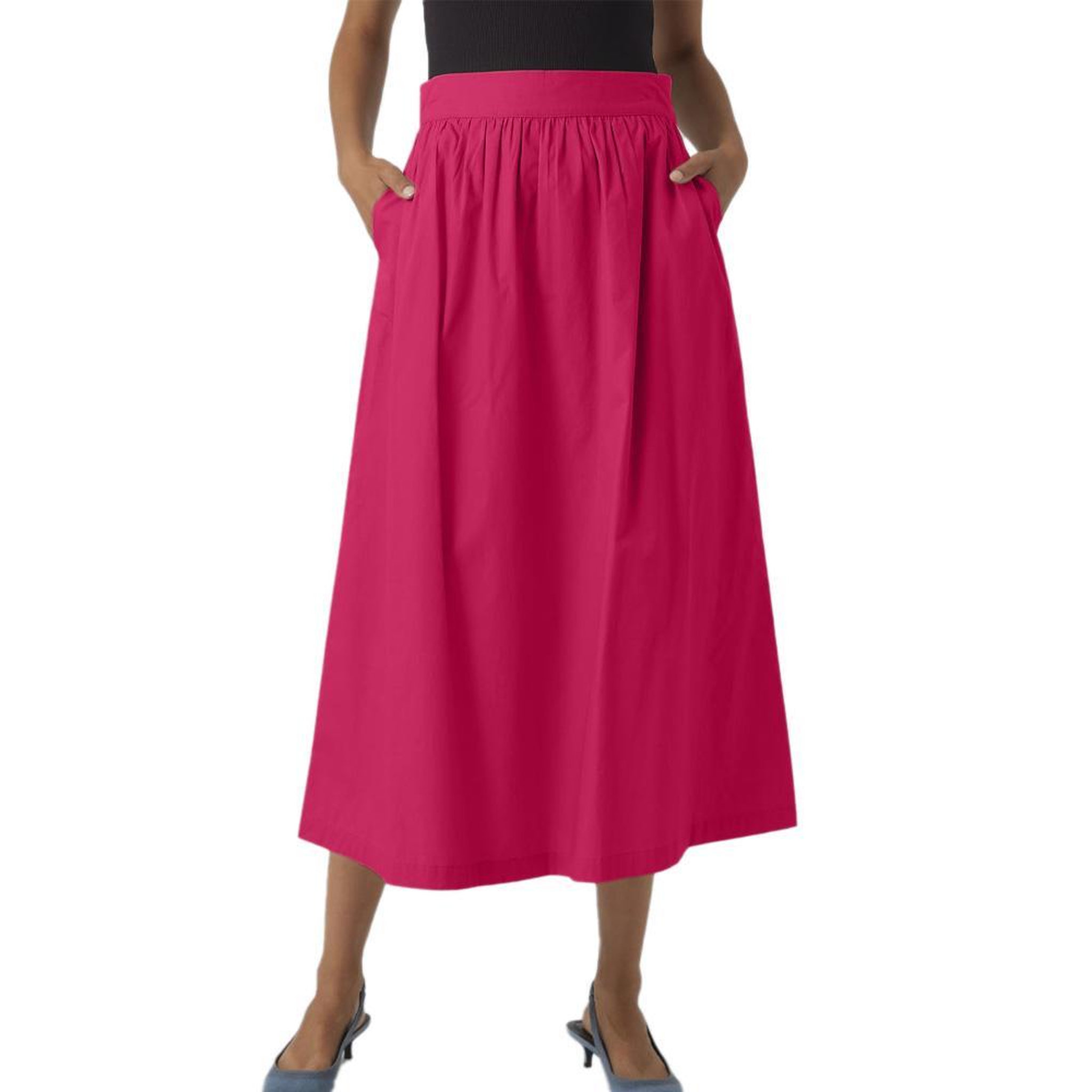 Voir la diapositive 1 : Vero Moda Jupe Rose Femme Vero Moda Tine