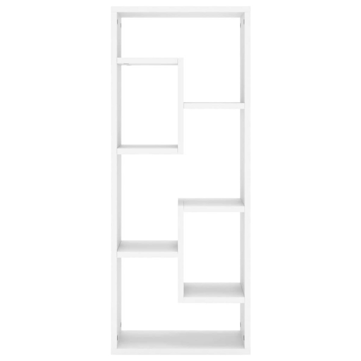 VIDAXL Etagere murale Blanc 36x16x90 cm Bois d'ingenierie