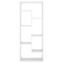 Voir la diapositive 4 : VIDAXL Etagere murale Blanc 36x16x90 cm Bois d'ingenierie