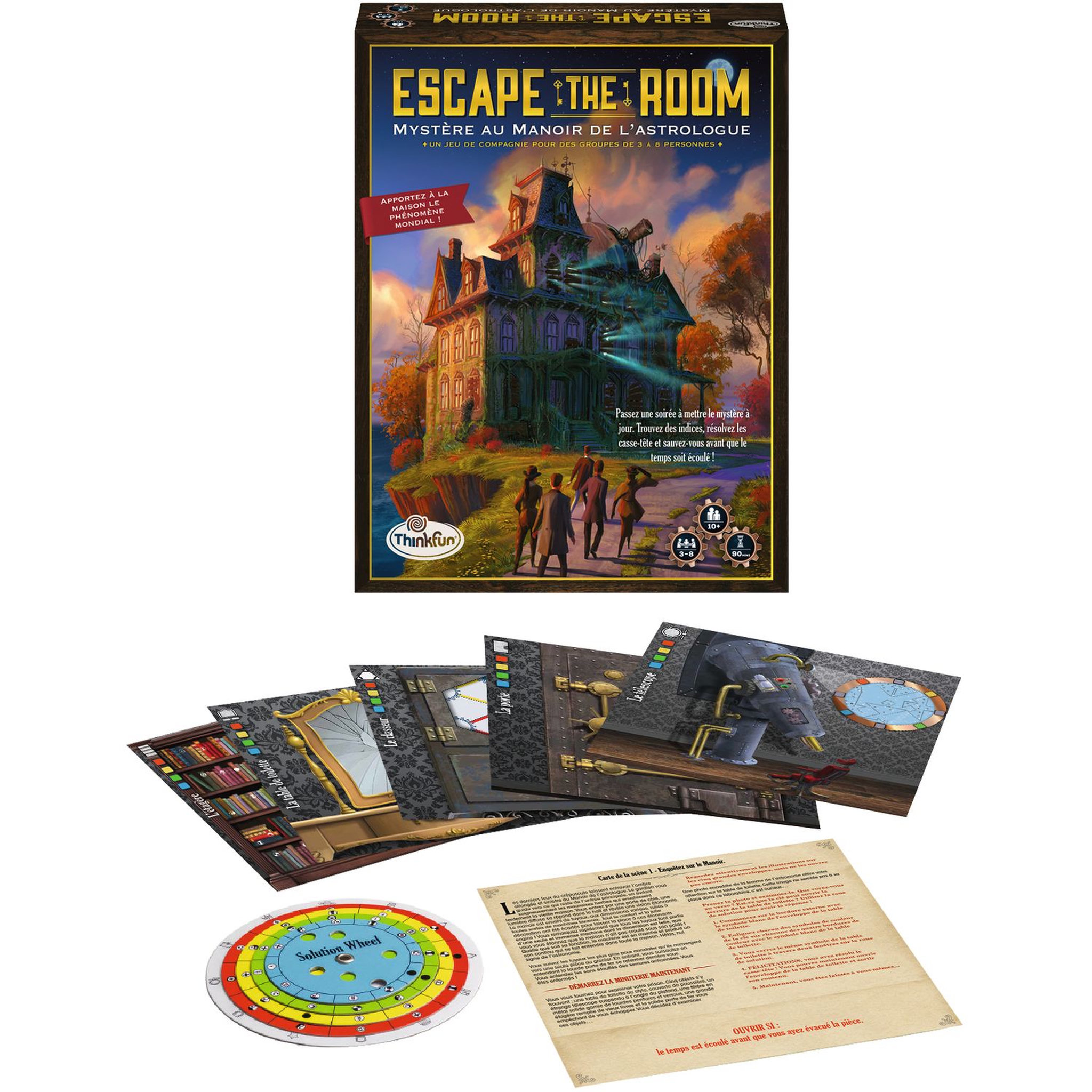 Voir la diapositive 2 : RAVENSBURGER Jeu Escape the Room - Mystère au Manoir de l'astrologue