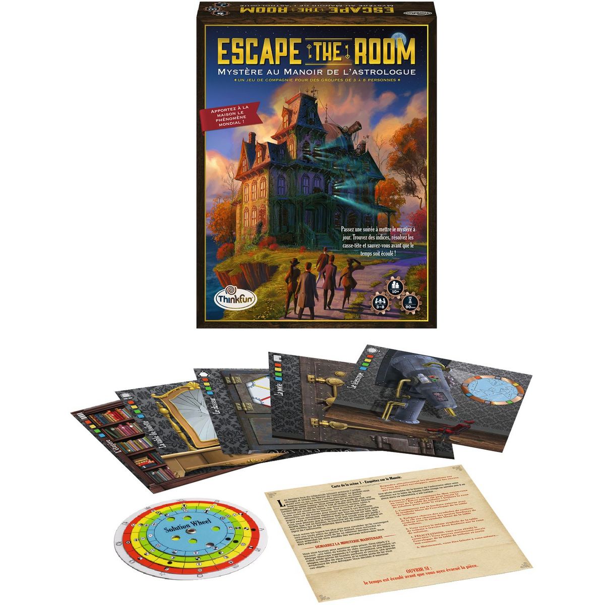 RAVENSBURGER Jeu Escape the Room - Mystère au Manoir de l'astrologue