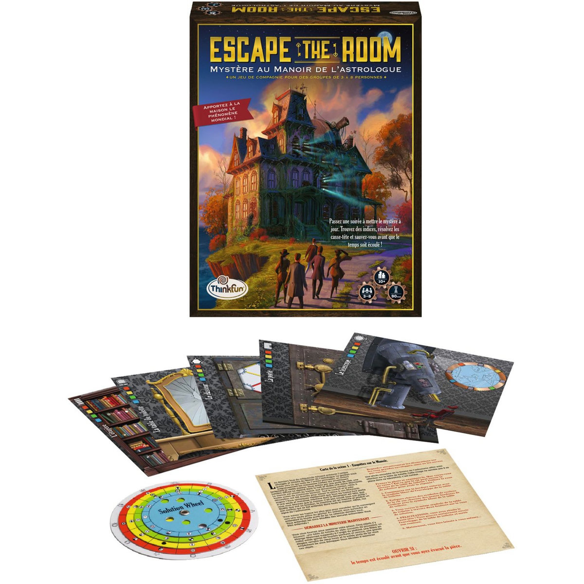 RAVENSBURGER Jeu Escape the Room - Mystère au Manoir de l'astrologue