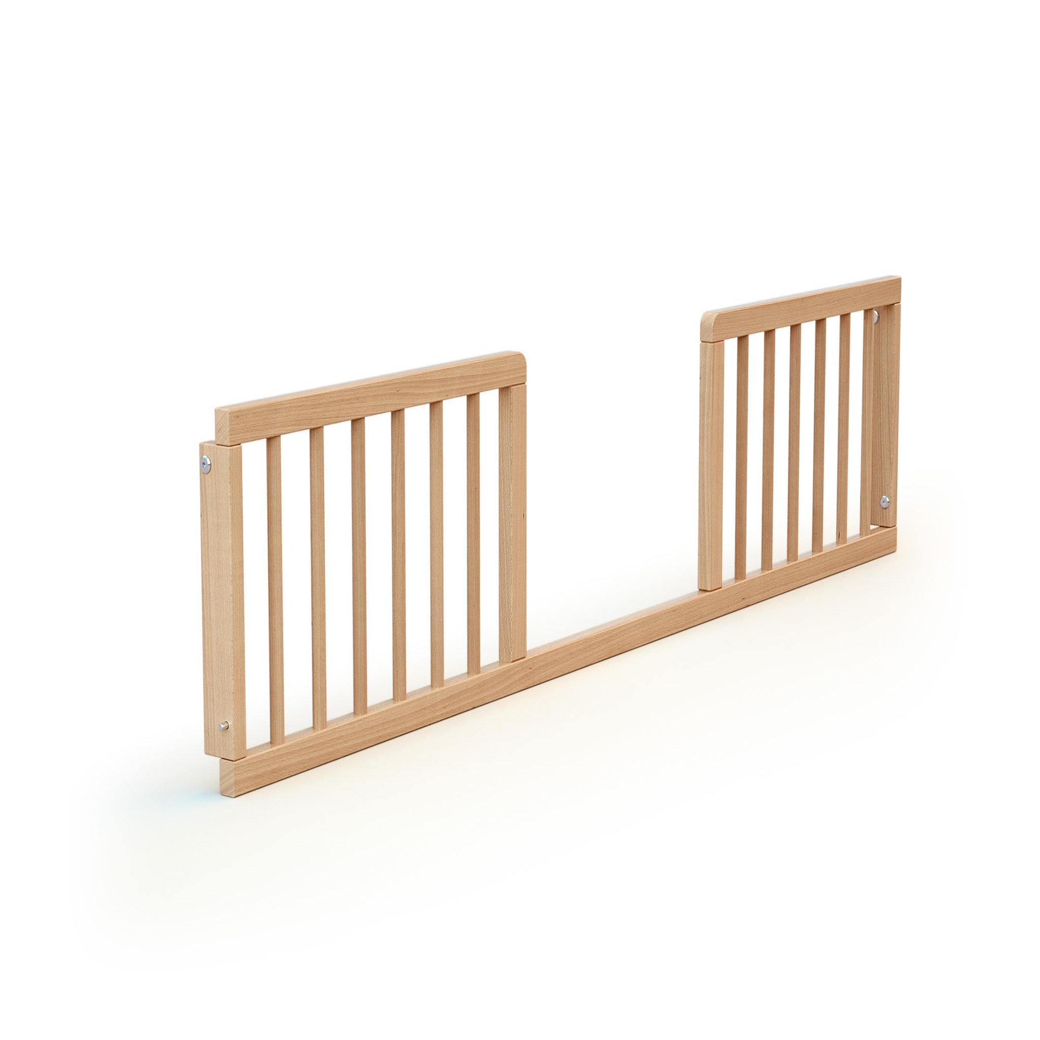 Voir la diapositive 1 : AT4 Barrière de lit bébé FESTIVE en bois