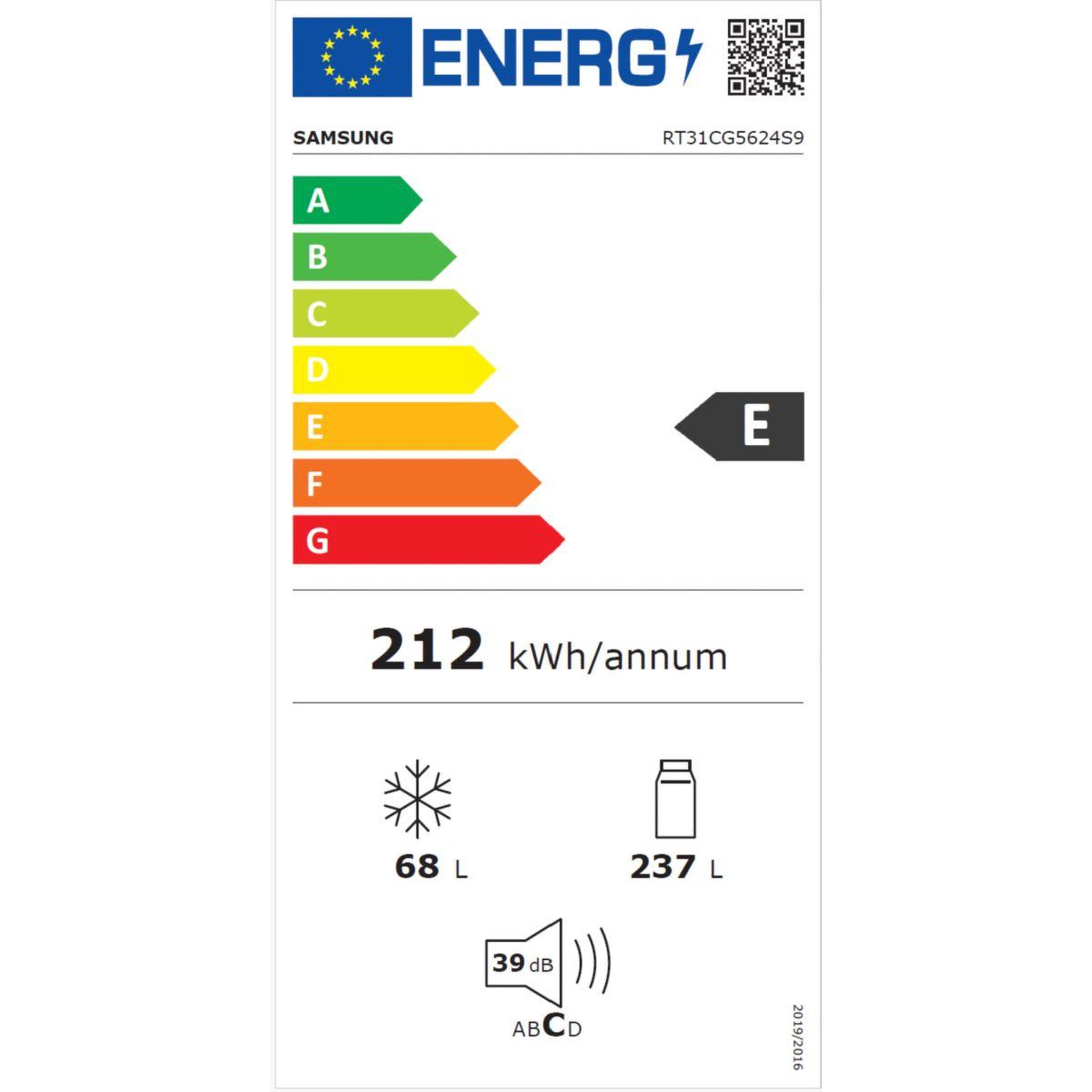 Voir la diapositive 6 : Samsung Réfrigérateur 2 portes rt31cg5624s9