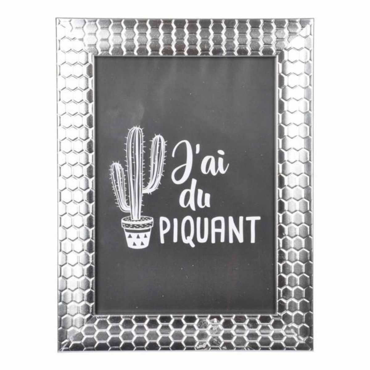 Paris Prix Cadre Photo Déco  Nid d'Abeilles  24x30cm Argent