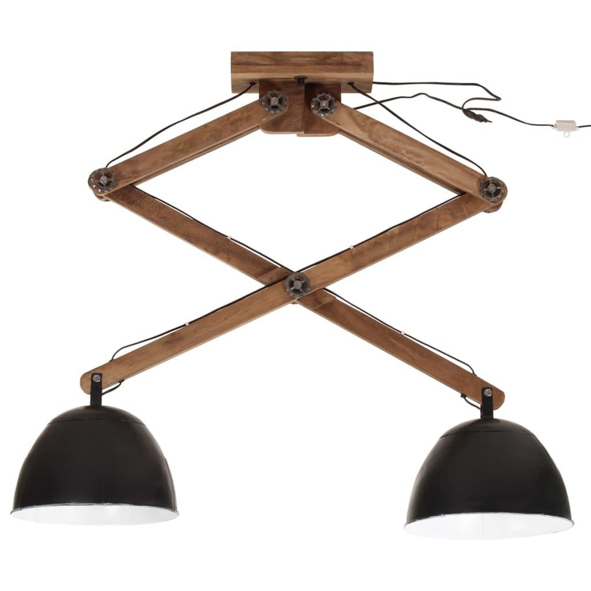 Voir la diapositive 3 : VIDAXL Plafonnier 25 W noir 29x18x85 cm E27