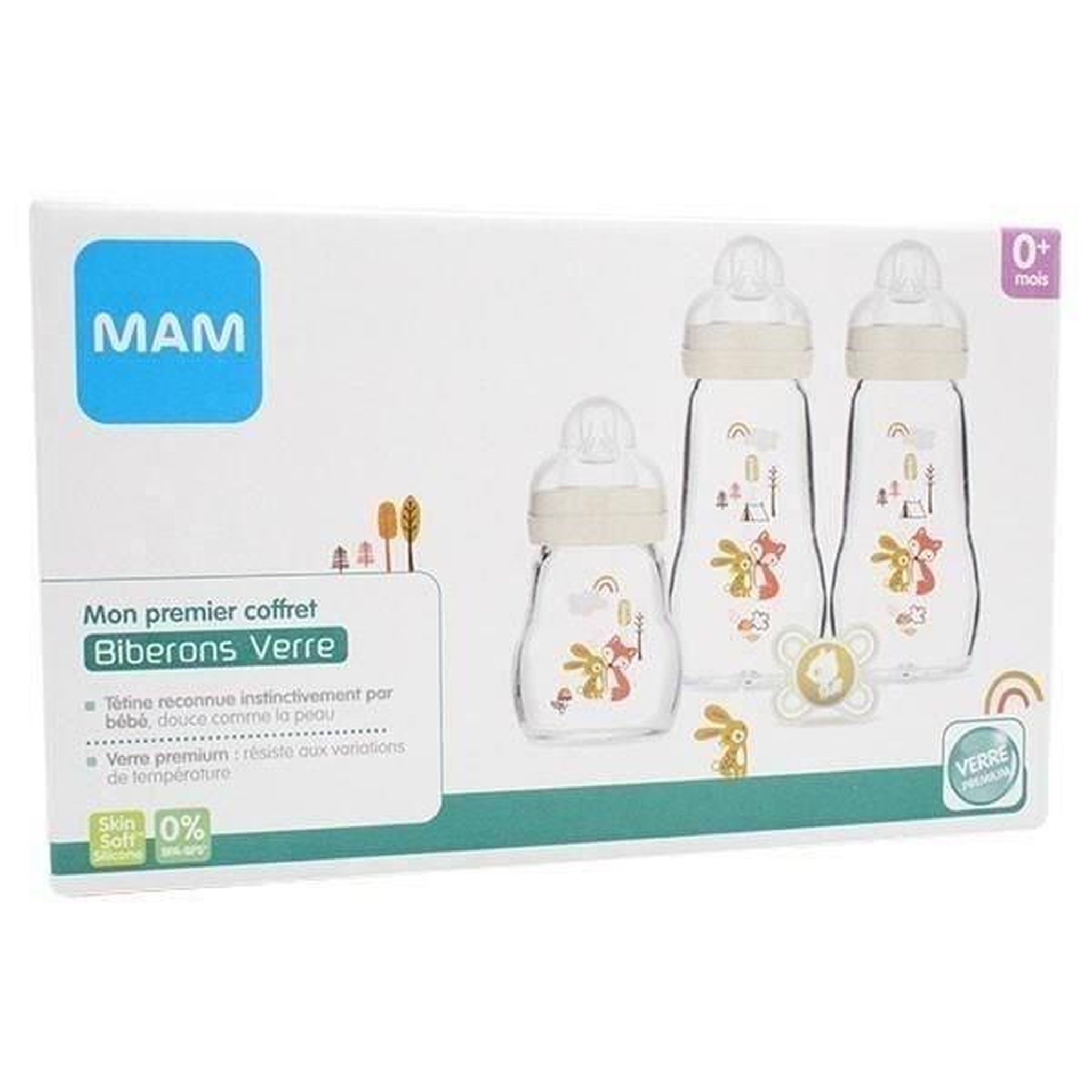 MAM Mam biberon verre coffre naissance