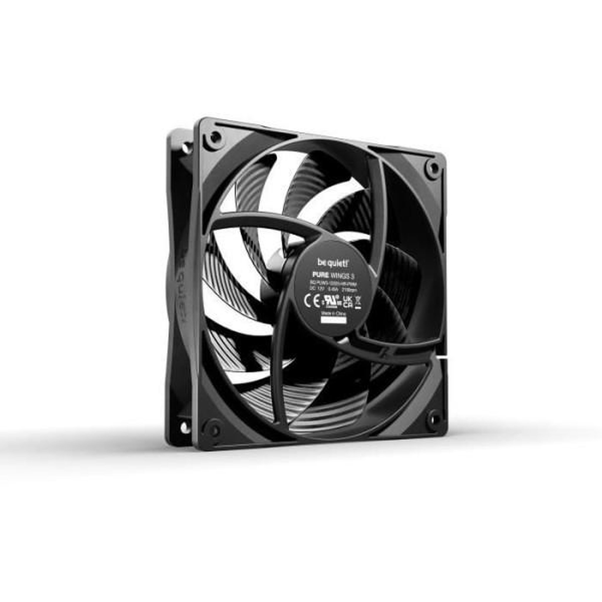 Voir la diapositive 2 : BE QUIET Ventilateur Boîtier - BE QUIET! - Pure Wings 3 - 120 mm - PWM high-speed - 2100 tr/min