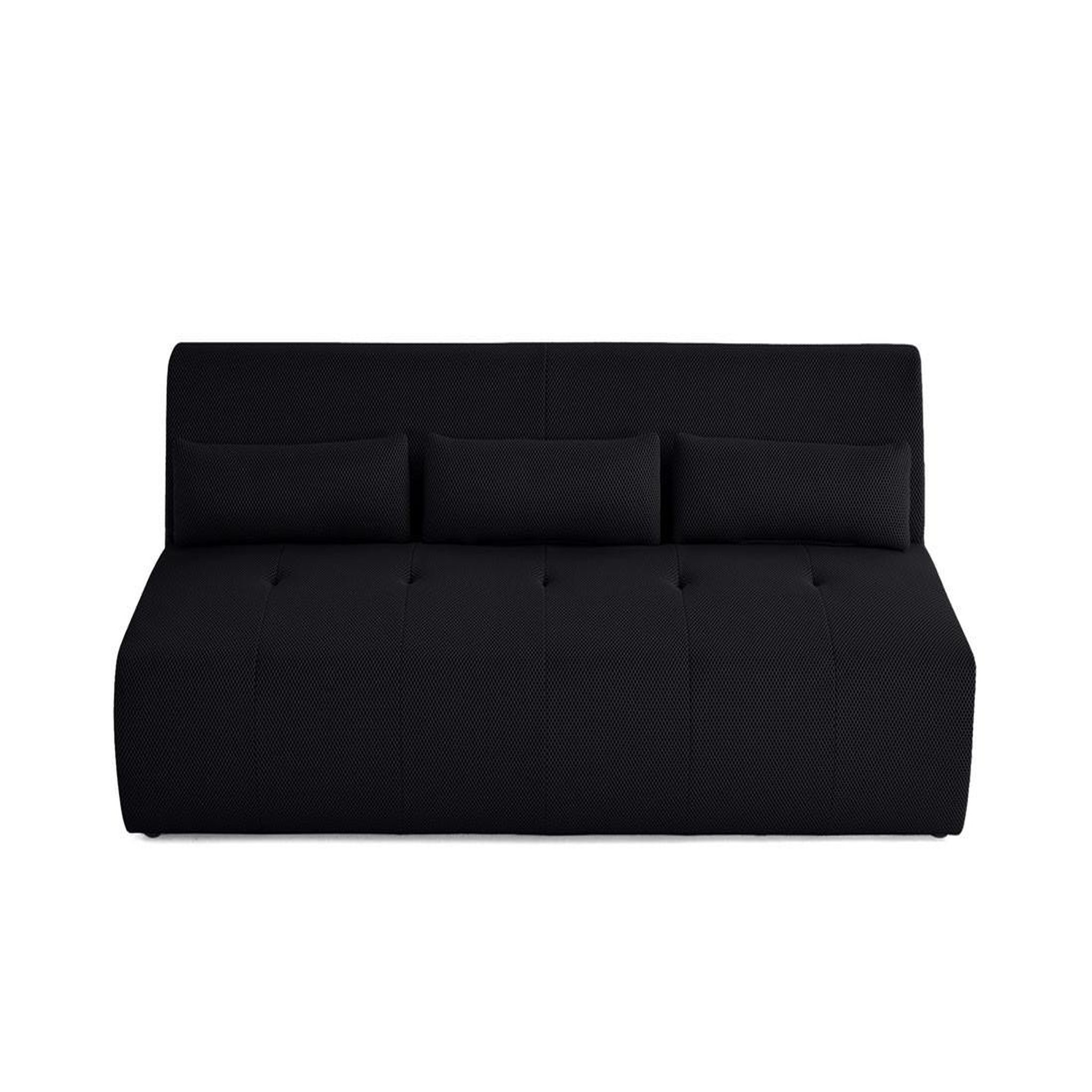 Voir la diapositive 6 : LISA DESIGN Onyx - canapé droit 3 places - en tissu mailles 3d