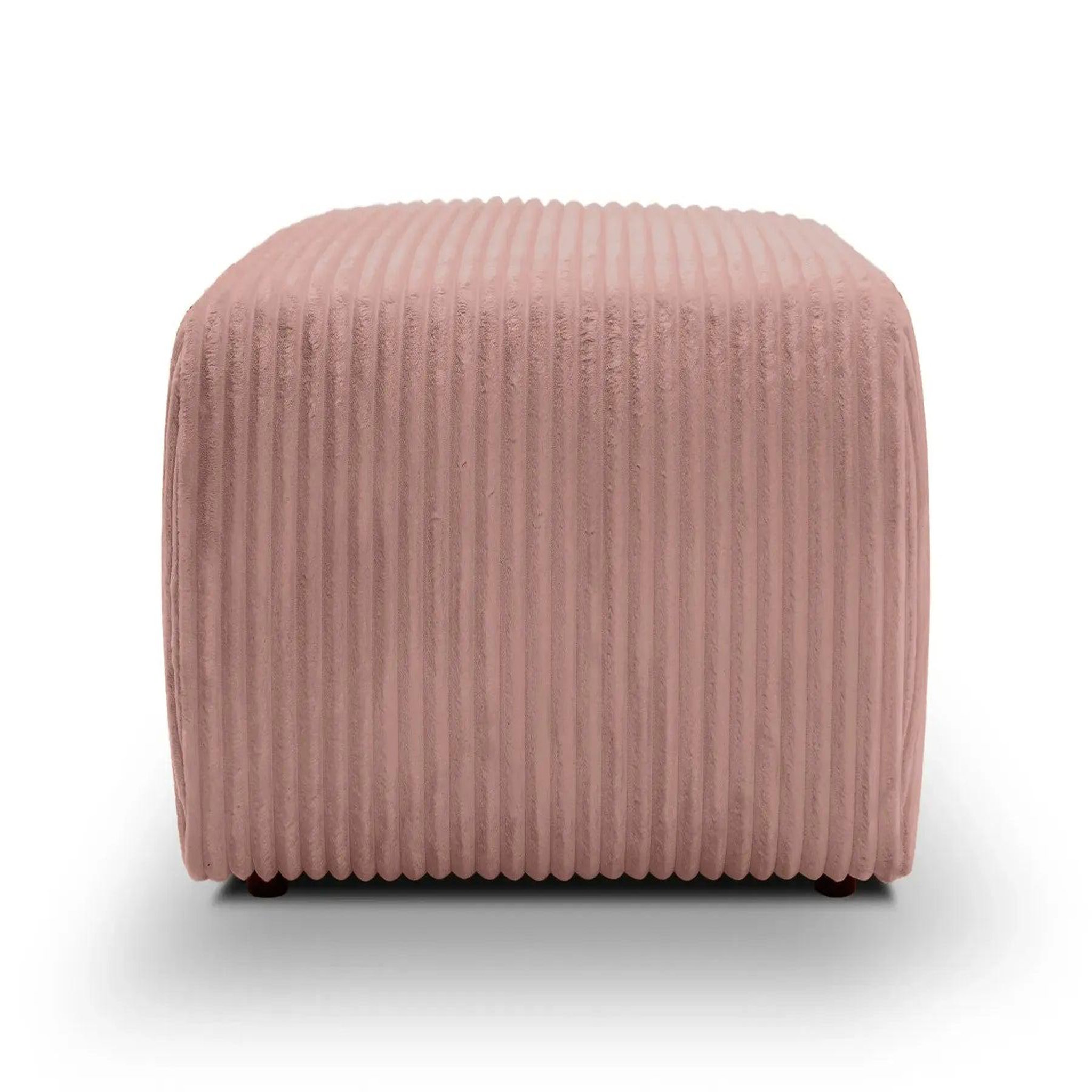 Voir la diapositive 1 : CASANOVA PARIS Elio - pouf velours côtelé