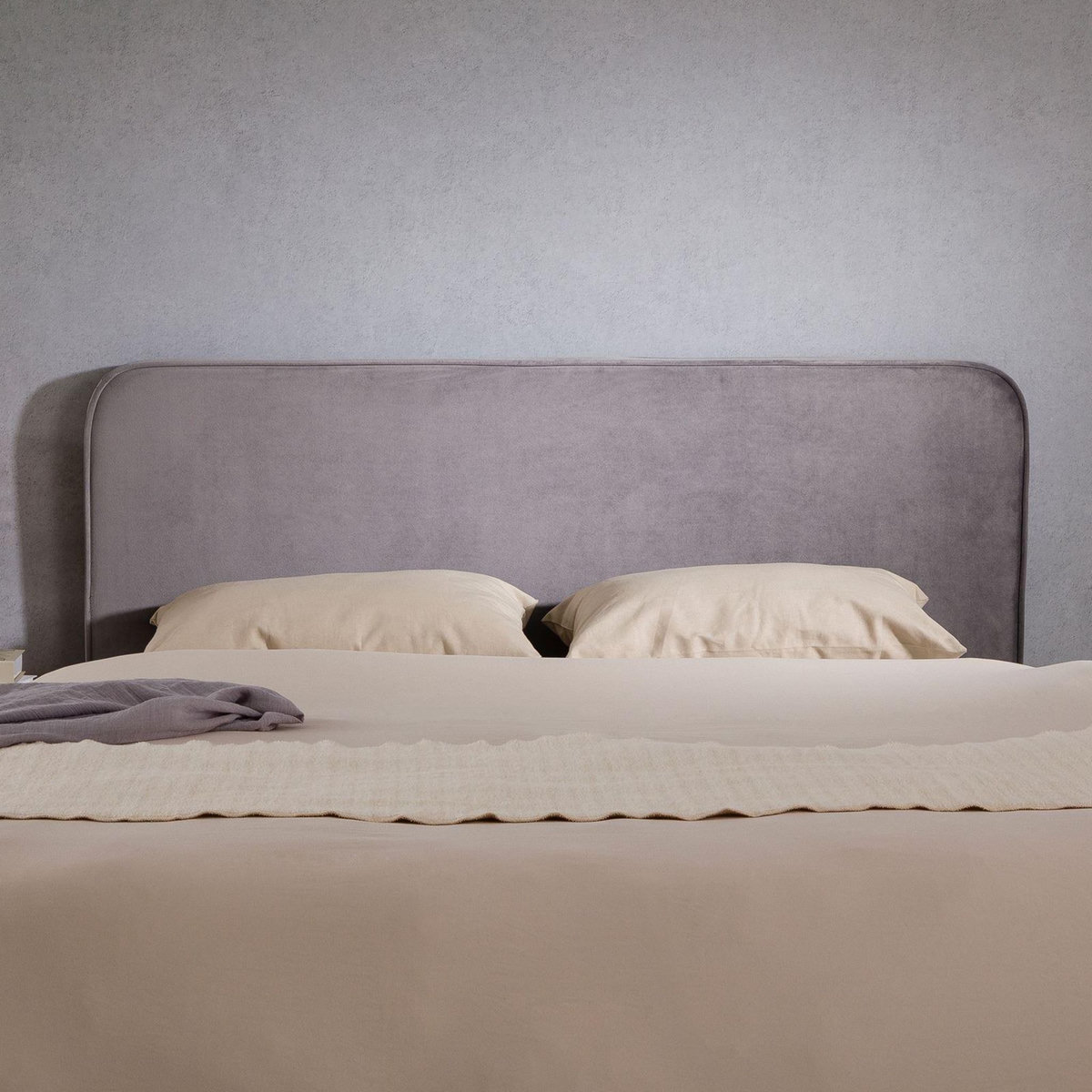 IDIMEX Tête de lit NOVARE 160 avec fixation murale, en tissu