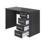Voir la diapositive 2 : Bureau droit 4 tiroirs L110cm CARLOS