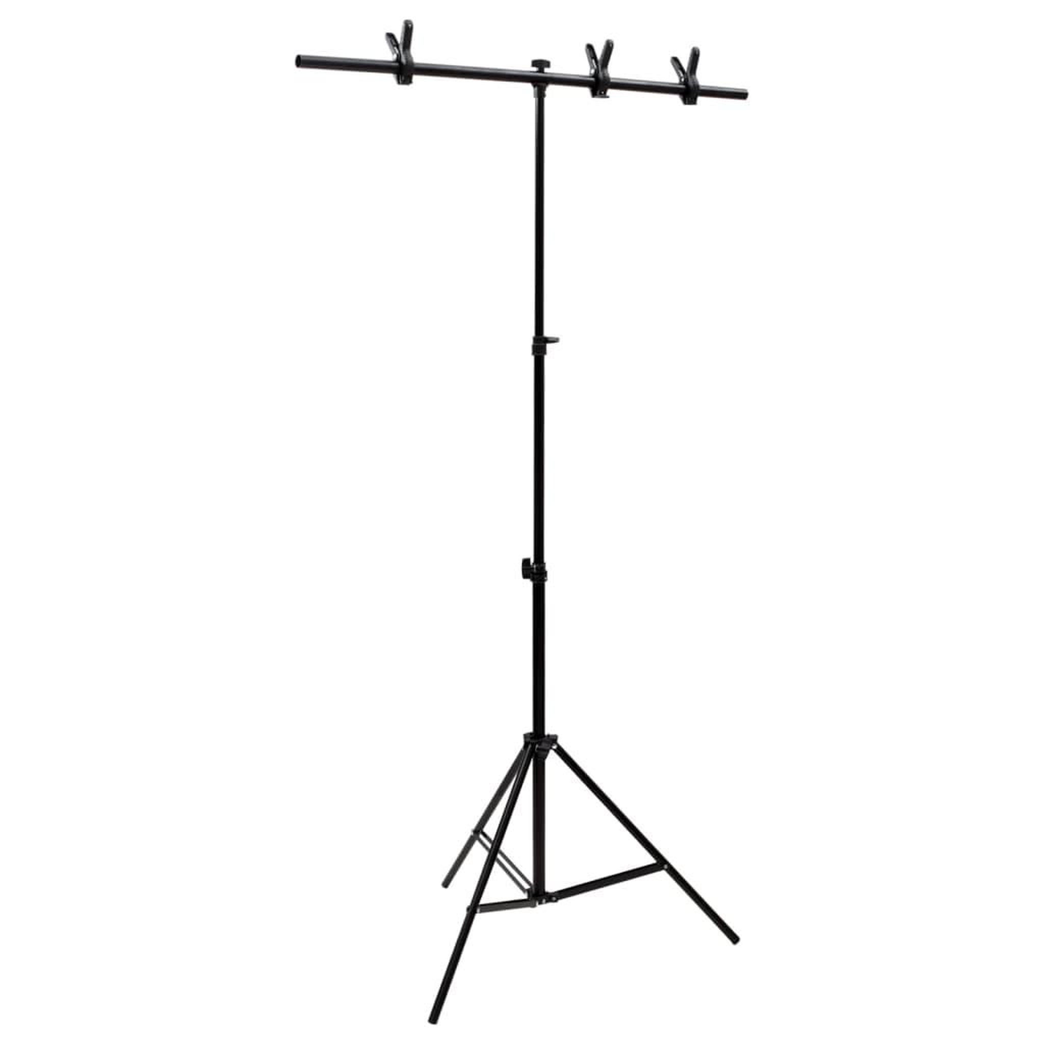Voir la diapositive 4 : VIDAXL Kit de studio photo avec eclairage et ecran de fond