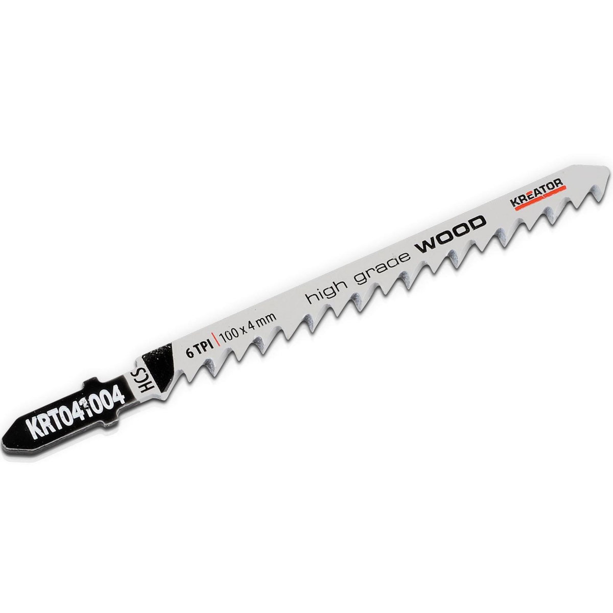 KREATOR Lot de 2 lames de scie HCS Kreator  pour bois dur