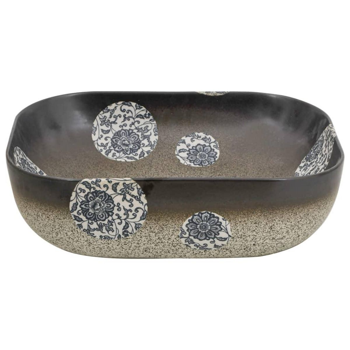 VIDAXL Vasque a poser multicolore rectangulaire ceramique