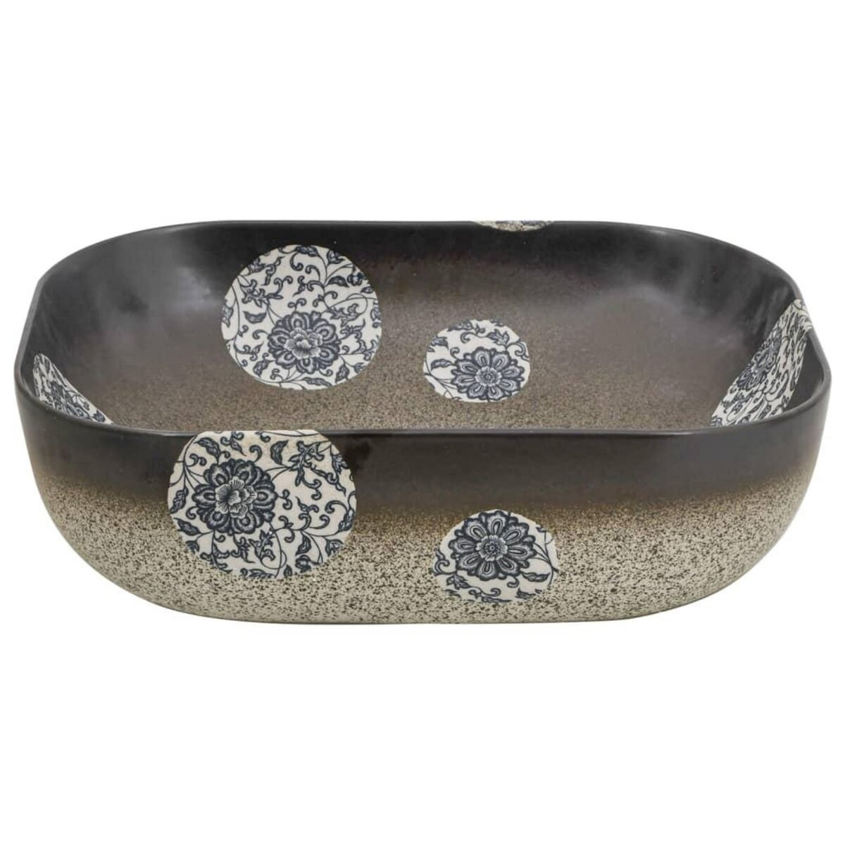 VIDAXL Vasque a poser multicolore rectangulaire ceramique