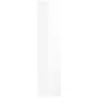 VIDAXL Bibliotheque/Separateur de piece Blanc brillant 105x24x102 cm