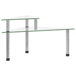 VIDAXL Étagère de cuisine Transparent 49,5x35x19 cm Verre trempé