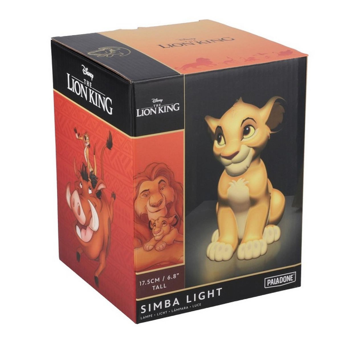 WORLD TRADE & TECHNOLOGIE Lampe Simba 3D Le Roi Lion