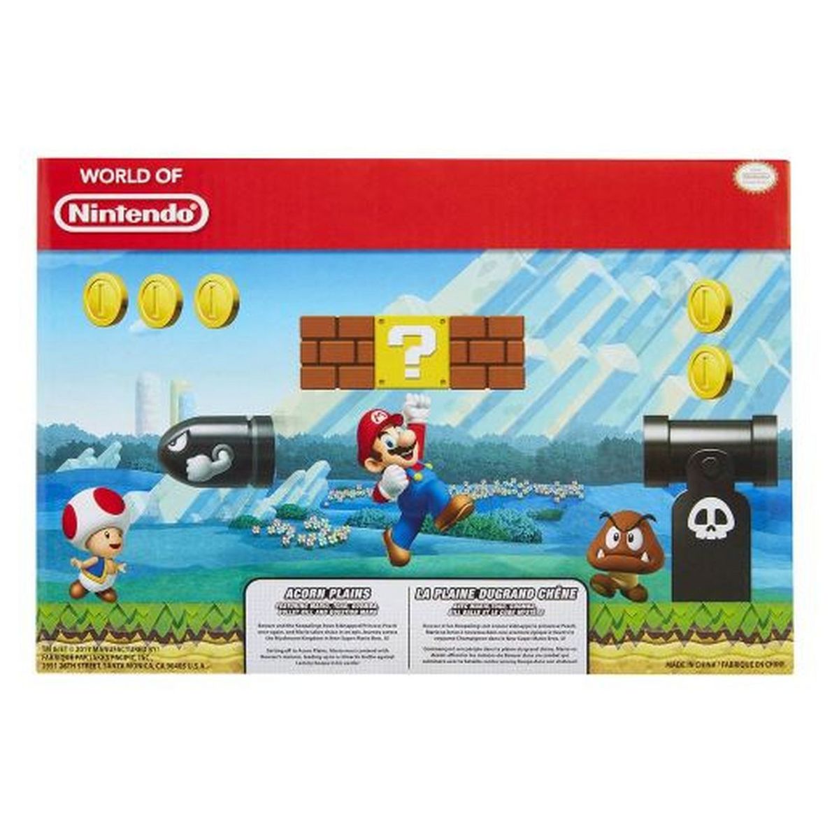 JAKKS PACIFIC Coffret diorama 5 figurines Super Mario