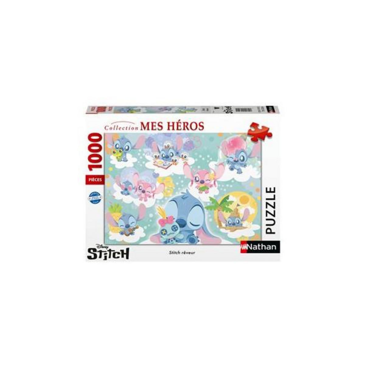 Nathan Puzzle 1000 pièces Nathan Stitch rêveur
