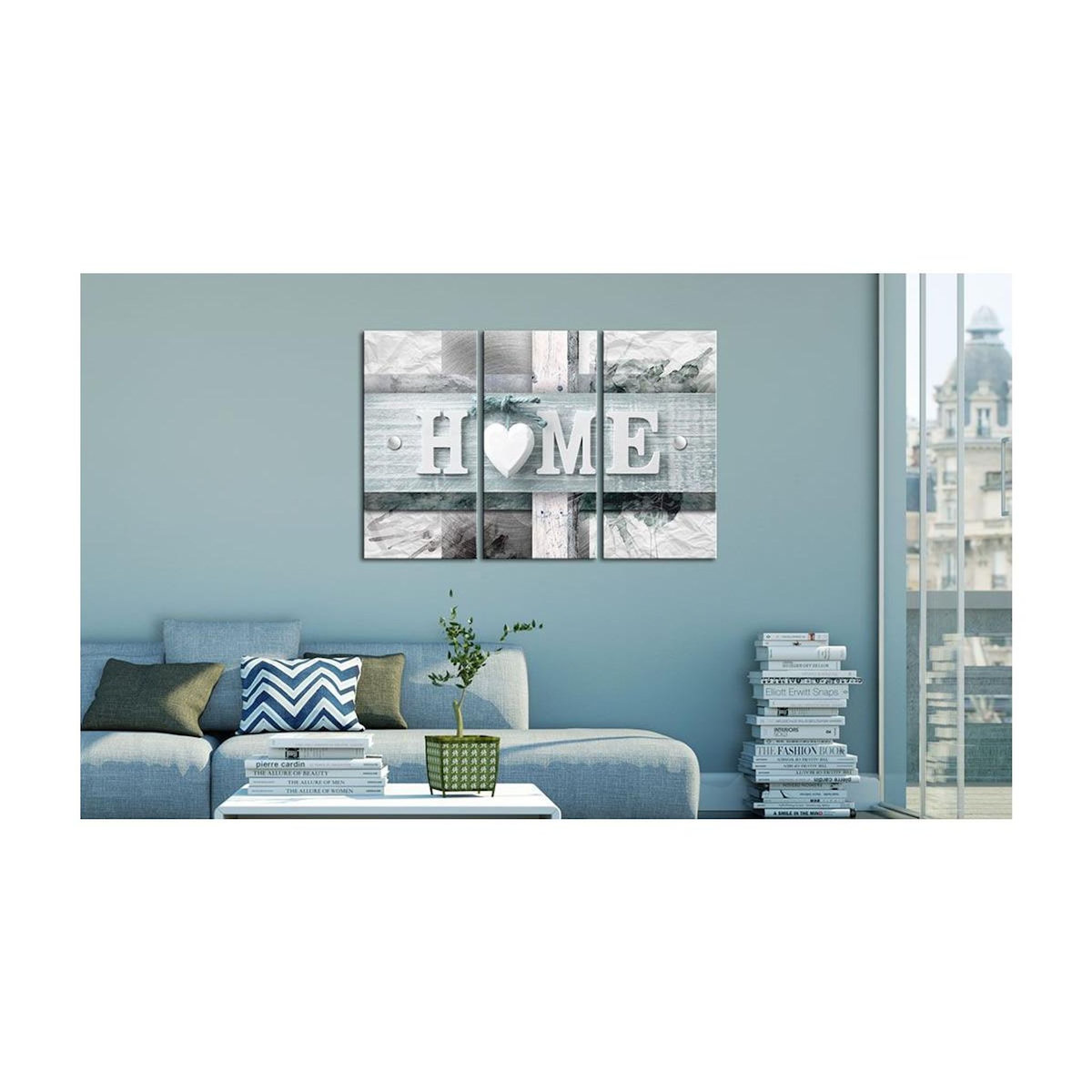 Paris Prix Tableau Imprimé  Turquoise Fusion