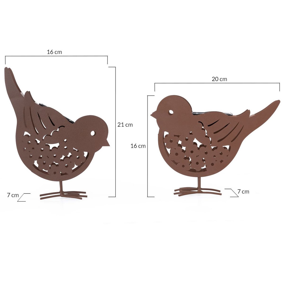 Inkazen Oiseau solaire x2