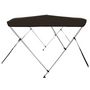 Voir la diapositive 5 : VIDAXL Auvent bimini a 3 arceaux noir 183x140x137 cm