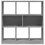 VIDAXL Bibliotheque Sonoma gris 97,5x29,5x100 cm Bois d'ingenierie
