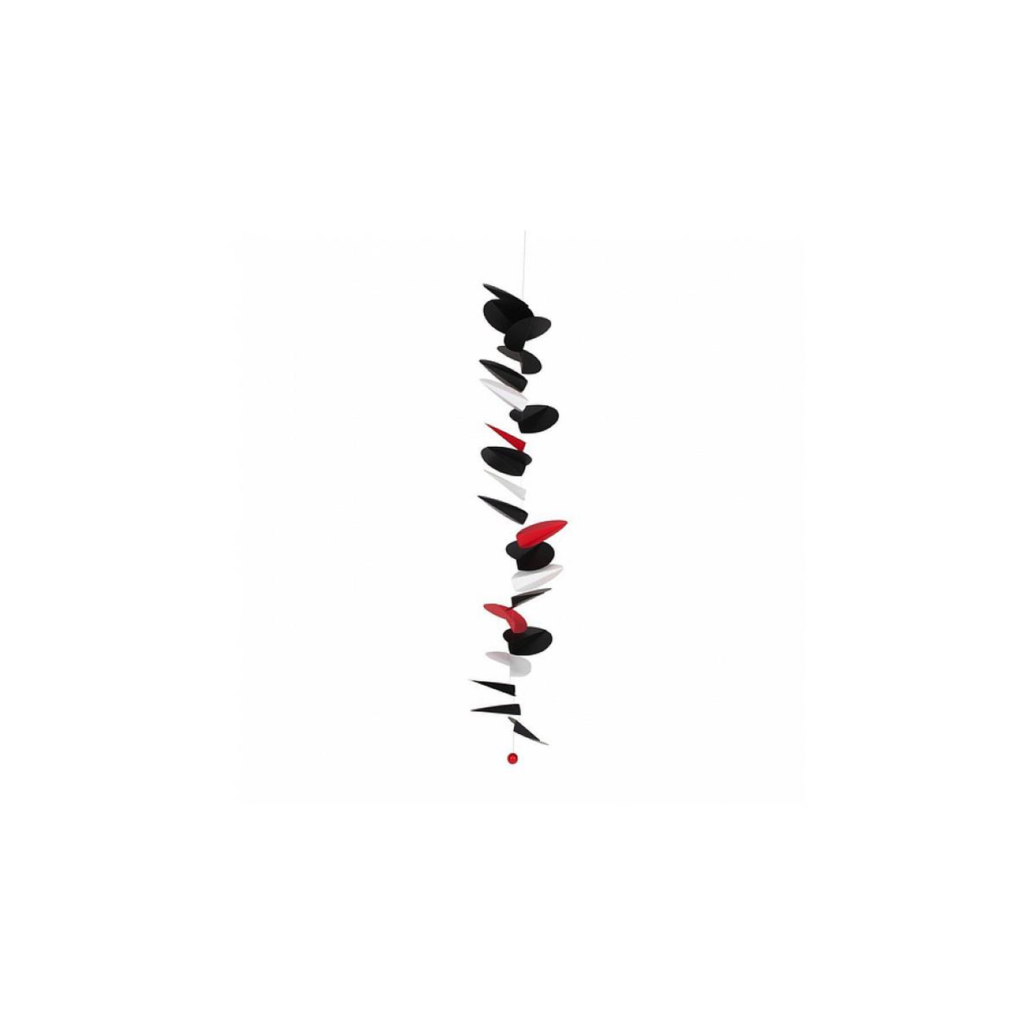 Flensted Turning leaves rouge/noir/blanc