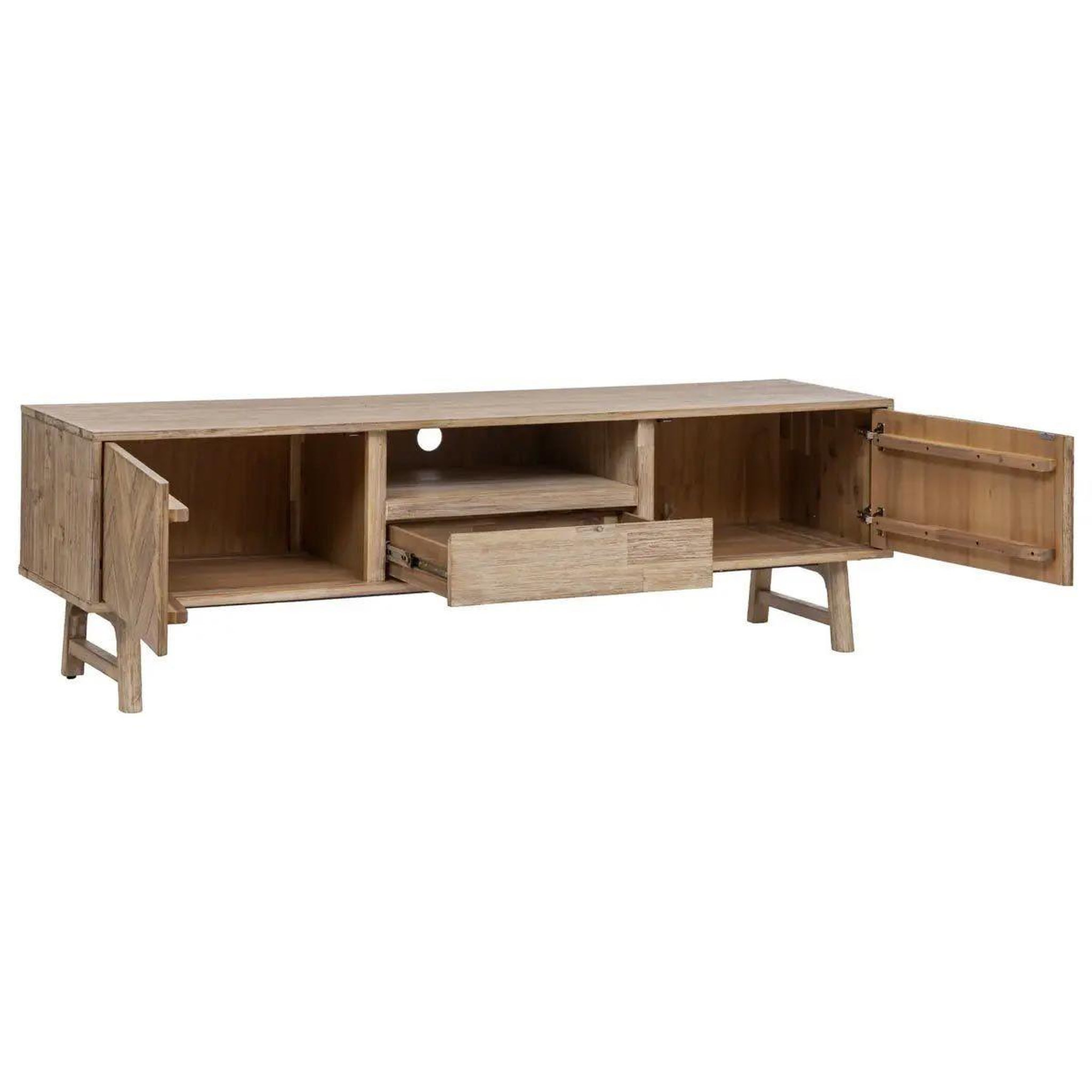 Voir la diapositive 2 : ATMOSPHERA Meuble tv 2 portes & 1 tiroir  aeris  180cm beige