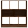 Voir la diapositive 4 : VIDAXL Bibliotheque Chene marron 97,5x29,5x100 cm Bois d'ingenierie