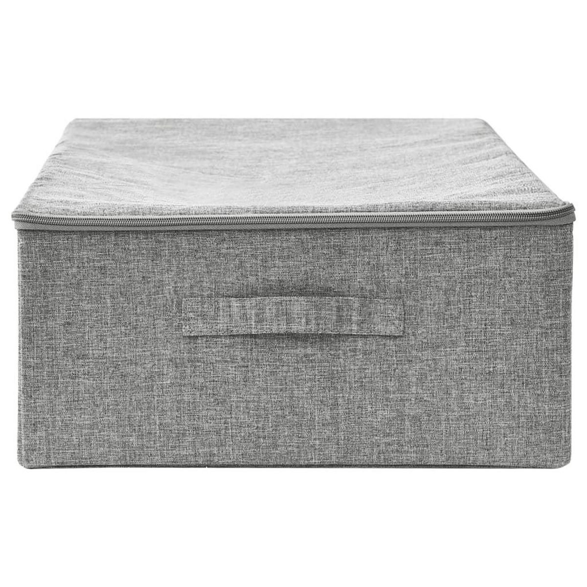 VIDAXL Boîte de rangement Tissu 70x40x18 cm Gris