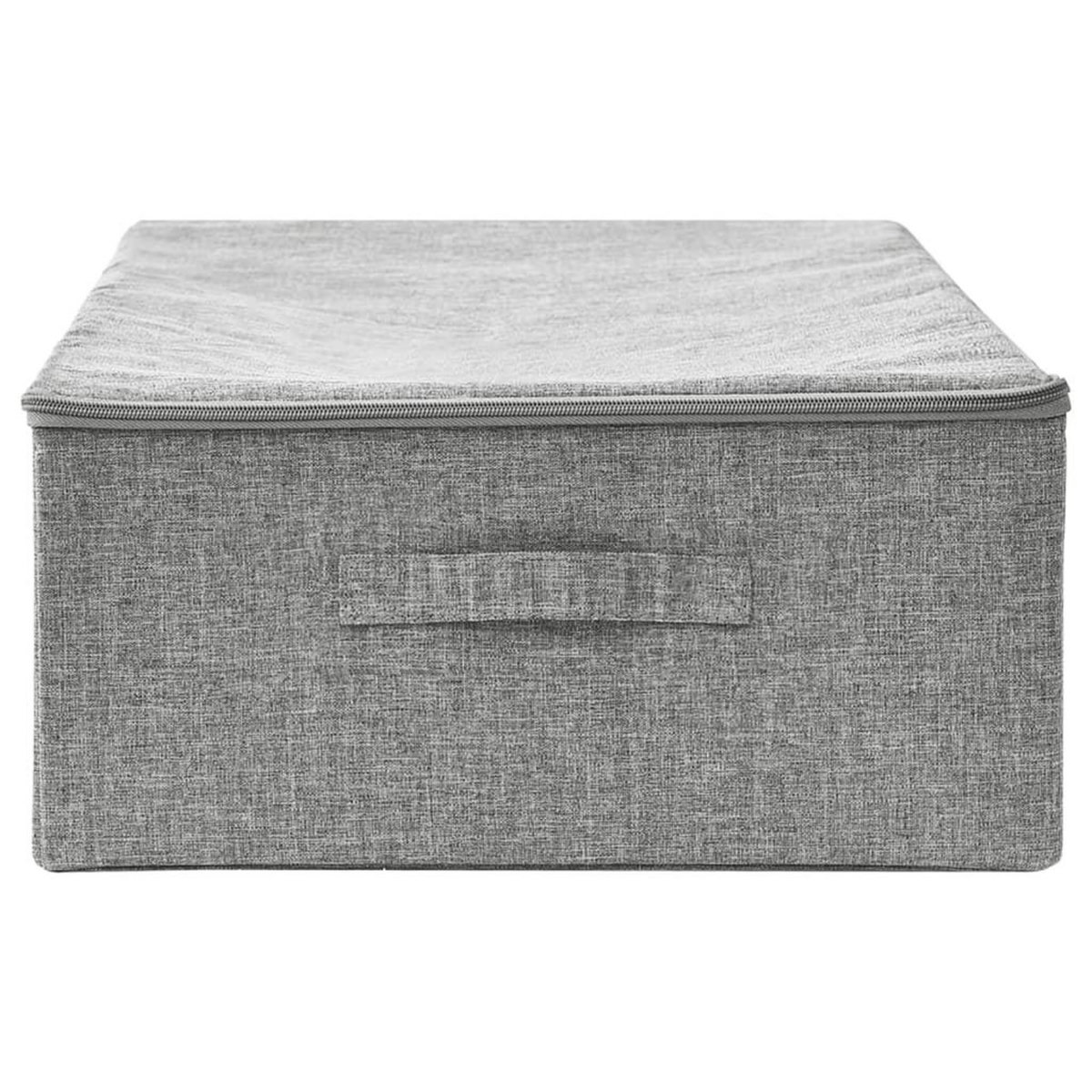 VIDAXL Boîte de rangement Tissu 70x40x18 cm Gris