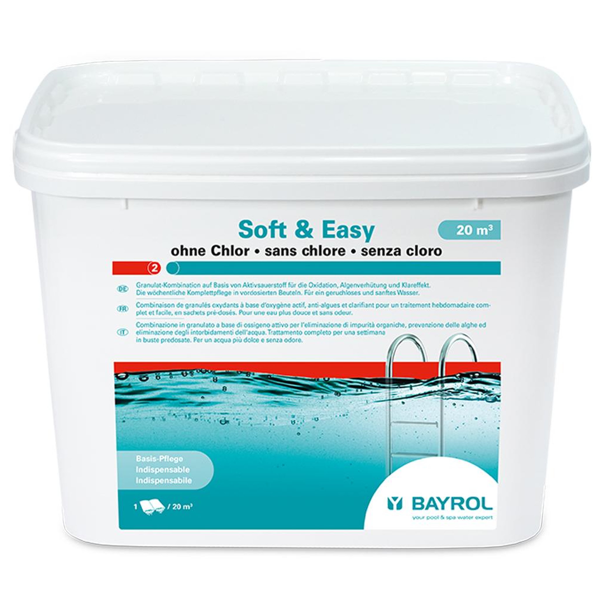Bayrol Traitement complet à l'oxygène actif 4.48kg - SOFT & EASY 20