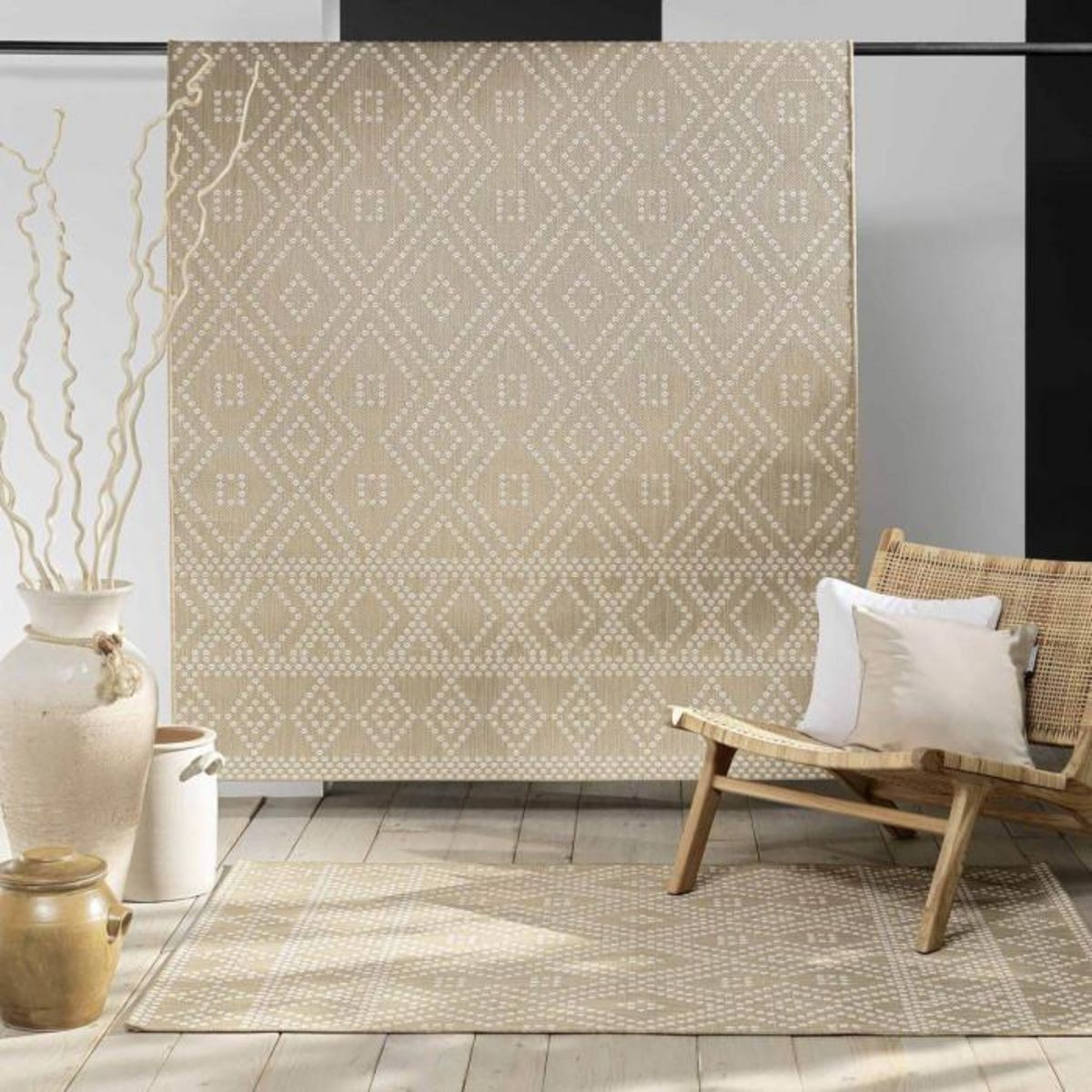Paris Prix Tapis Déco  Tania  160x230cm Naturel