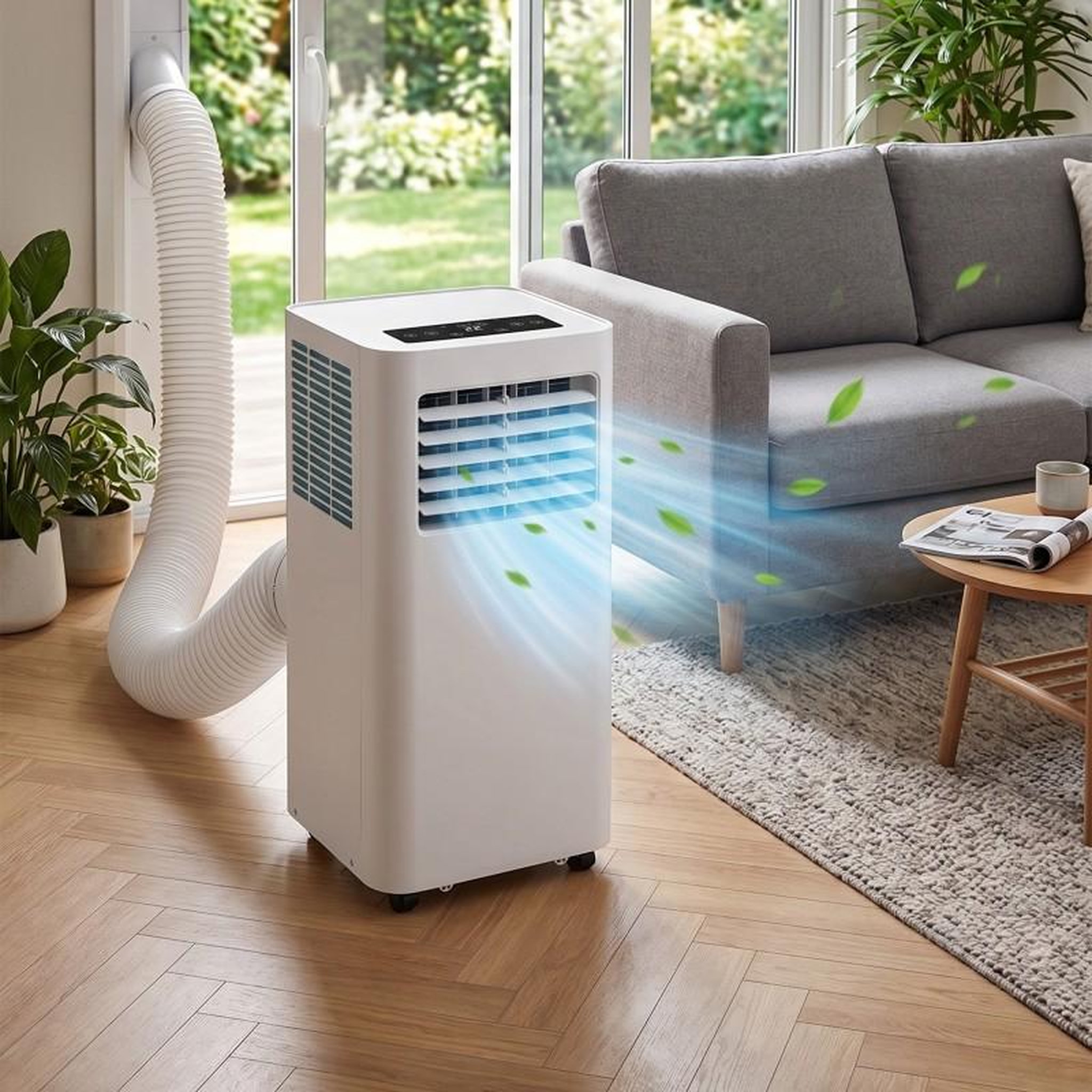 Voir la diapositive 4 : Climatiseur mobile 9000 btu - 3 en 1 - télécommande