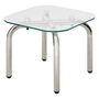 Voir la diapositive 3 : ATMOSPHERA Lot de 2 Tables d'Appoint  Hecate  50cm Chromé