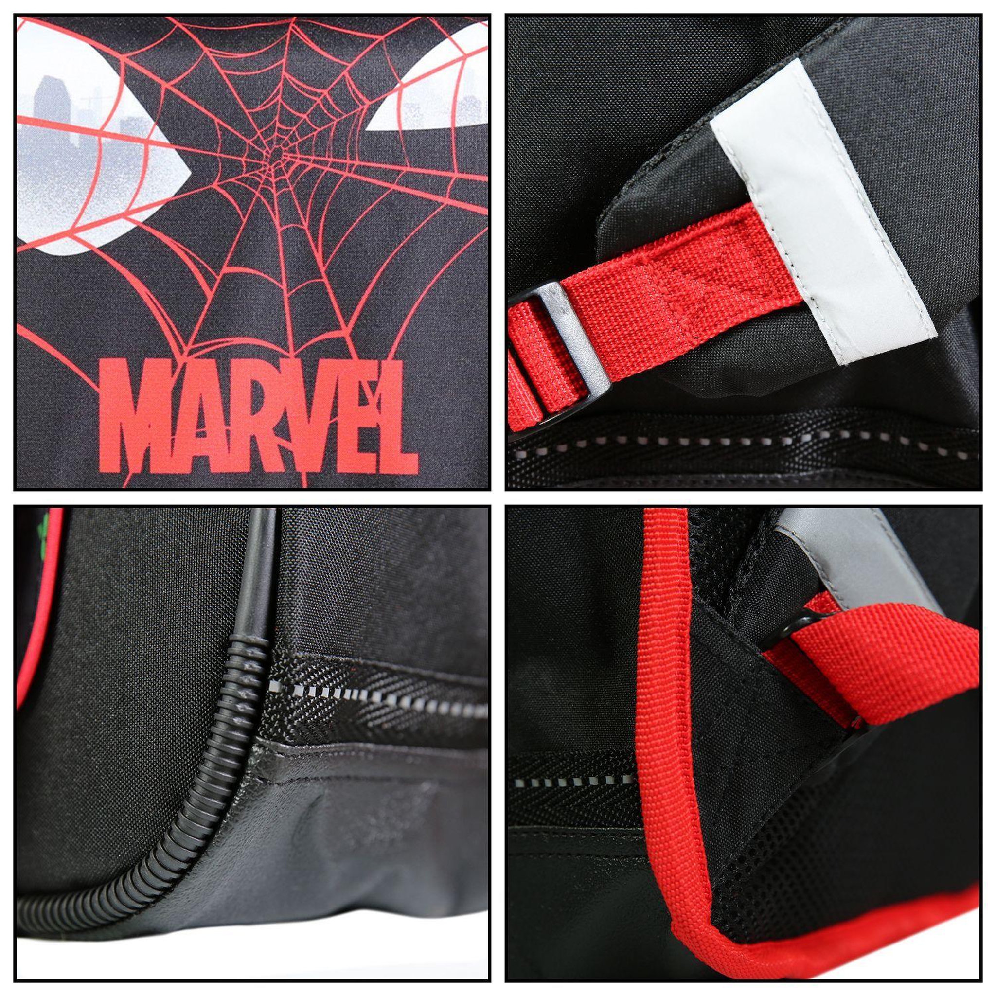 Voir la diapositive 6 : Bagtrotter BAGTROTTER Cartable 38 cm Spiderman Noir Toile d'araignée